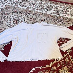 Roxy Cream Long Sleeve Top